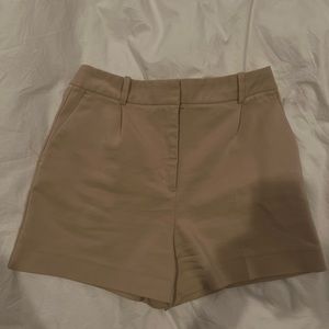 Zara Khaki Trouser Shorts